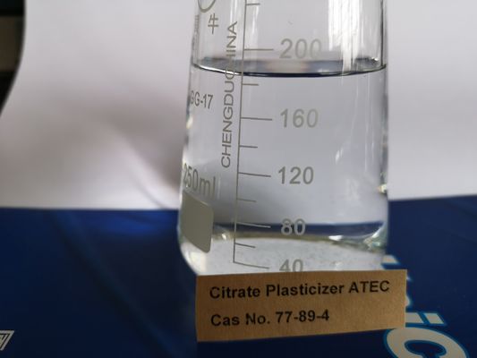 China Triethyl Citrate Liquid Plasticizer , O Acetylcitric Acid Triethyl Ester Good Oil Resistivity supplier